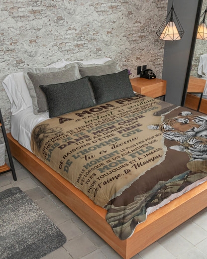 Cadeau Spécial Pour Ton Fils Couverture - De Maman (SKU-CHAU-B06)