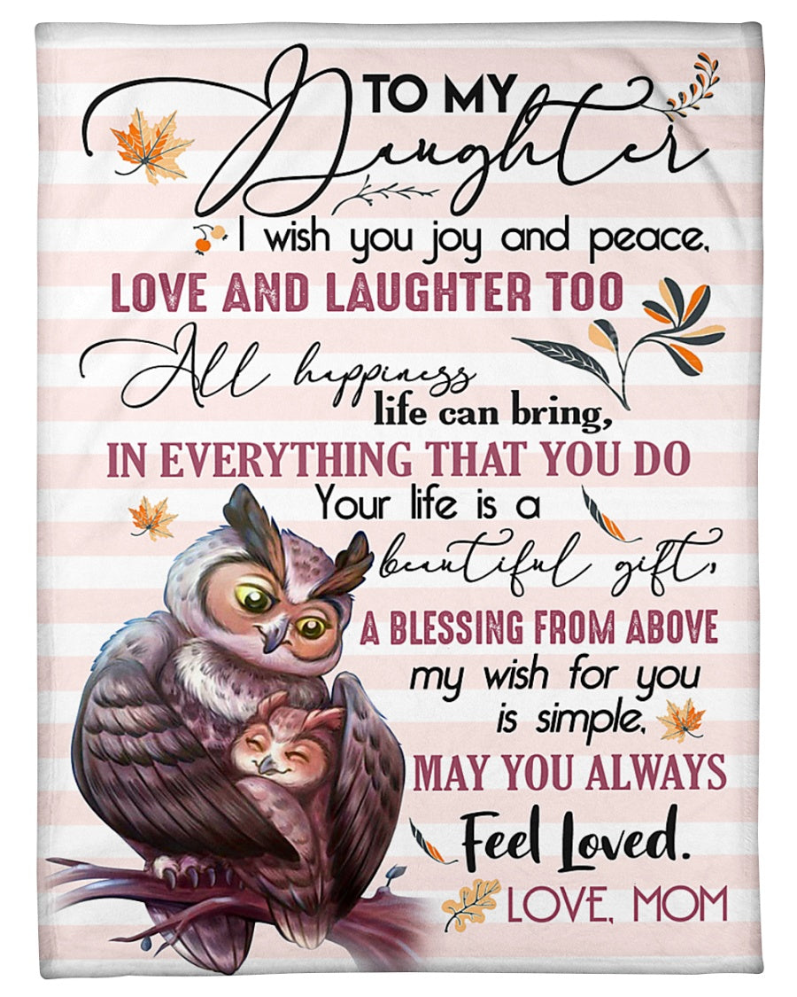 Special gift for daughter - Blanket - from mom