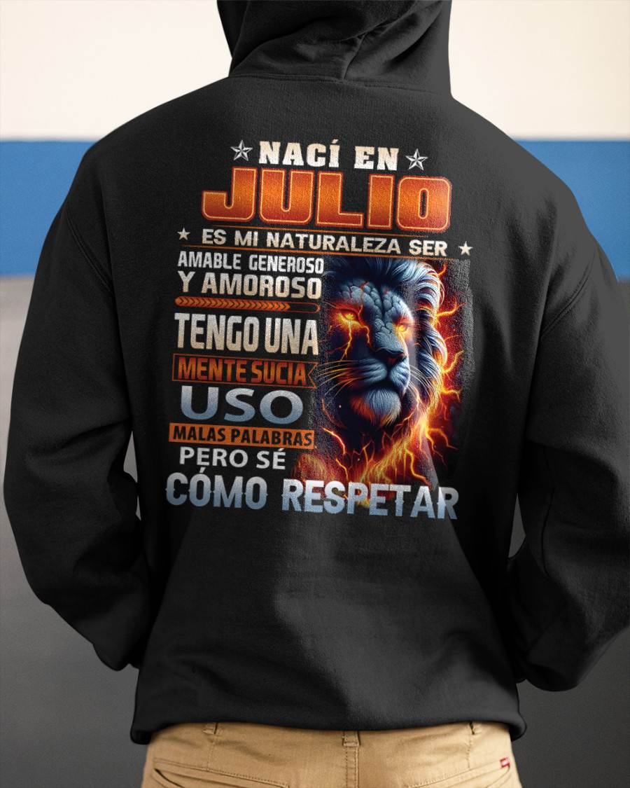 JULIO - MENTE SUCIA PERO SÉ RESPETAR - REGALO DE CUMPLEAÑOS PARA HOMBRES - CCDI07sp (SKU10-68-07)
