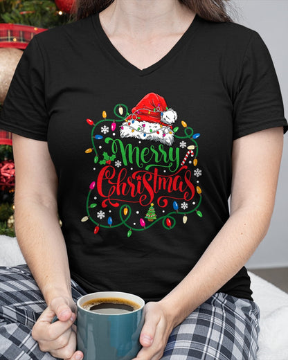 Merry Christmas Family Funny Christmas Women Xmas T-Shirt (SKU-MRCM-16) FMA