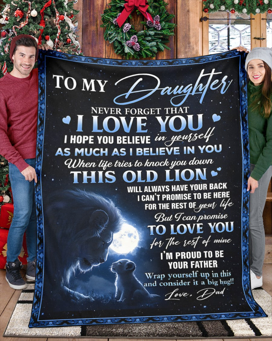 Special Gift for Your Daughter - From Dad Blanket (SKU2603-148)