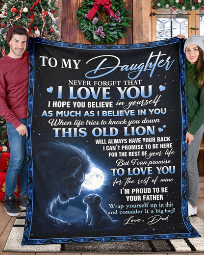Special Gift for Your Daughter - From Dad Blanket (SKU2603-148)