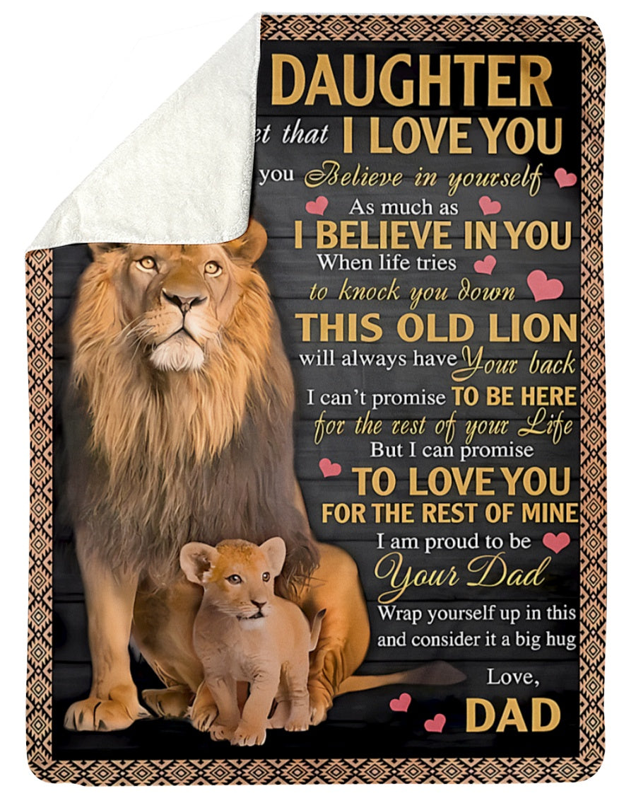 Special Gift For Your Daughter Blanket - From Dad (SKUB11-130)