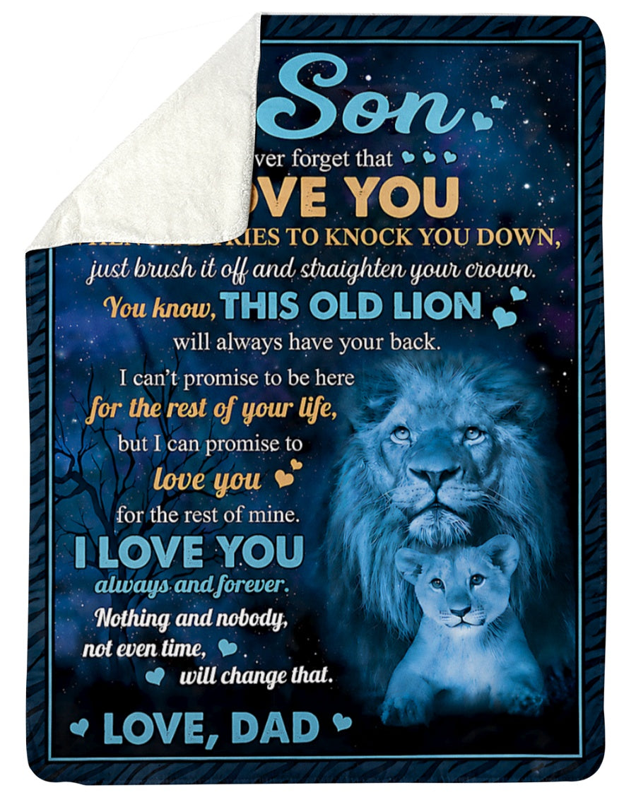 Special Gift For Your Son Blanket - From Dad (SKU2606-215)