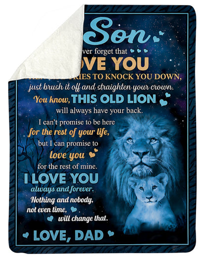 Special Gift For Your Son Blanket - From Dad (SKU2606-215)