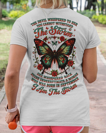The Devil Whispered to Her – I Am the Storm September Woman Shirt - ccdi09 FMA (SKU10-72-09)