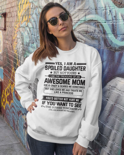 YES, I AM A SPOILED DAUGHTER - ccdi00 - FROM WOMAN (SKU08-08-00)