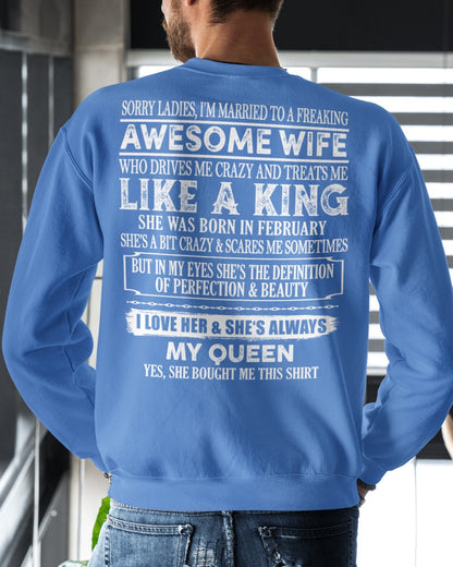 SORRY LADIES, I'M MARRIED WITH HER - SHE WAS BORN IN FEBRUARY - Vivian02 (SKU05-69-02)