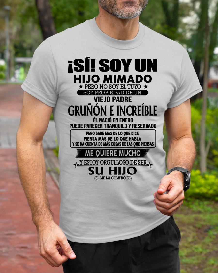 (Enero) Padre Increíble - Regalo especial para hijo - T01 (Sku.tbn07-01)