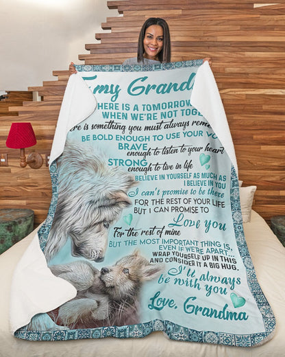 To My Grandson blanket - from grandma (SKUB06-109)