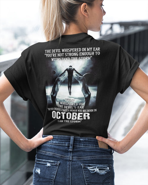 OCTOBER - NEVER UNDERESTIUNDER A WOMAN - I AM THE STORM-FMA-(SKU-CHAUU-10)