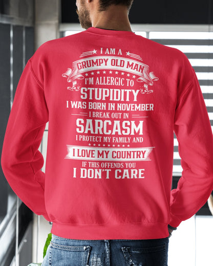 Grumpy Old Man was born in November - Vivi11 (SKU05-56-11)