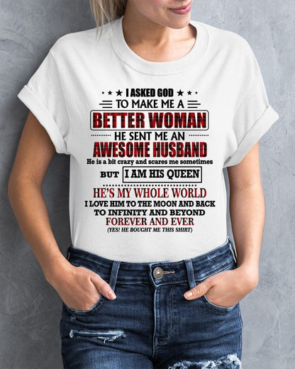 GOD SENT ME AN AWESOME HUSBAND - GIFT FROM HUSBAND - CCDI00 (SKU12-321-00)