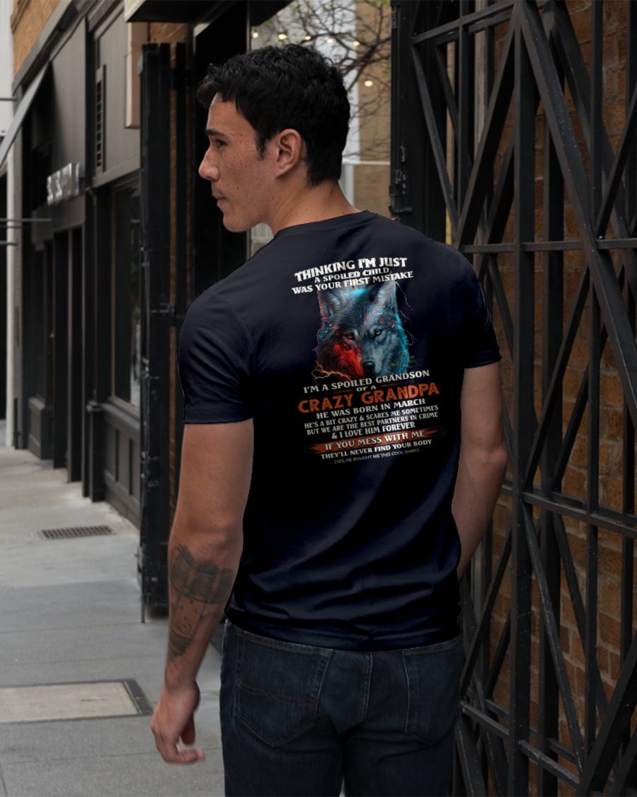 MARCH - SPOILED GRANDSON - GIFT FROM GRANDPA - CCDI03 (SKU26T-01-43-03)