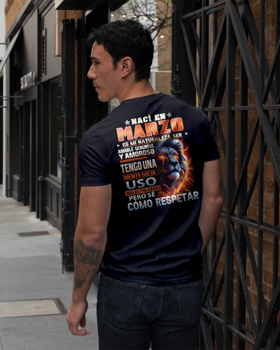 MARZO - MENTE SUCIA PERO SÉ RESPETAR - REGALO DE CUMPLEAÑOS PARA HOMBRES - CCDI03sp (SKU10-68-03)