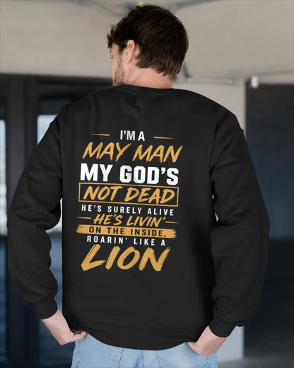 ccdi05 - I’M A MAY MAN MY GOD’S NOT DEAD - male (SKU2608-504-05)
