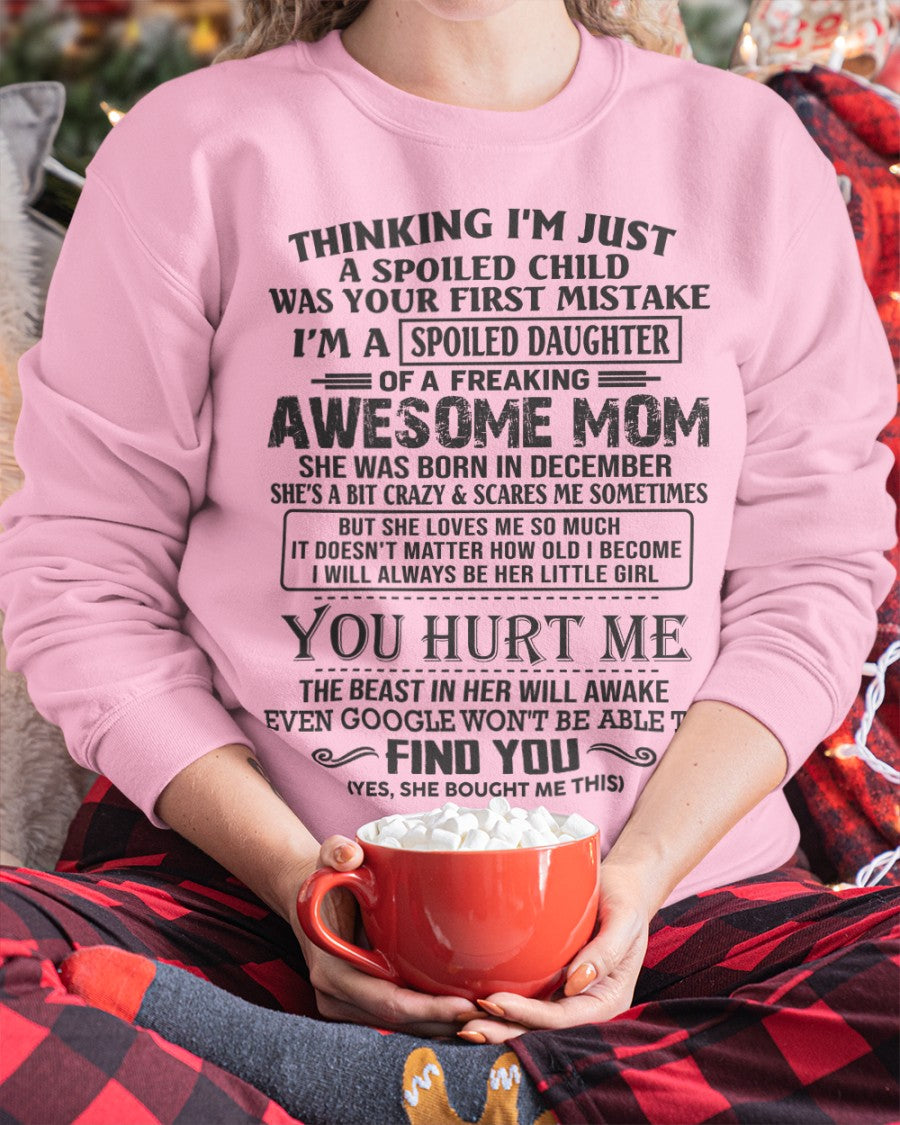 DECEMBER - THINKING I’M JUST A SPOILED CHILD WAS YOUR FIRST MISTAKE - FROM WOMAN FMA - ccdi12 (SKU09-15-12)