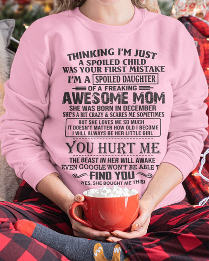 DECEMBER - THINKING I’M JUST A SPOILED CHILD WAS YOUR FIRST MISTAKE - FROM WOMAN FMA - ccdi12 (SKU09-15-12)