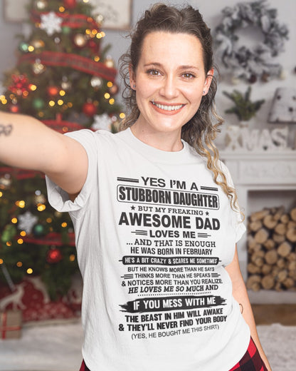 FEBRUARY - YES I'M A STUBBORN DAUGHTER - FROM MAN (SKU07-186-02)