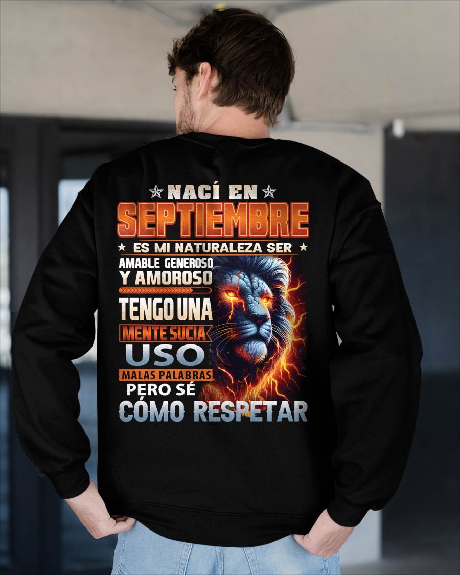 SEPTIEMBRE - MENTE SUCIA PERO SÉ RESPETAR - REGALO DE CUMPLEAÑOS PARA HOMBRES - CCDI09sp (SKU10-68-09)