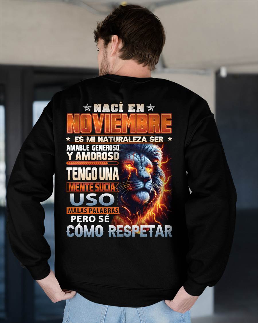 NOVIEMBRE - MENTE SUCIA PERO SÉ RESPETAR - REGALO DE CUMPLEAÑOS PARA HOMBRES - CCDI11sp (SKU10-68-11)