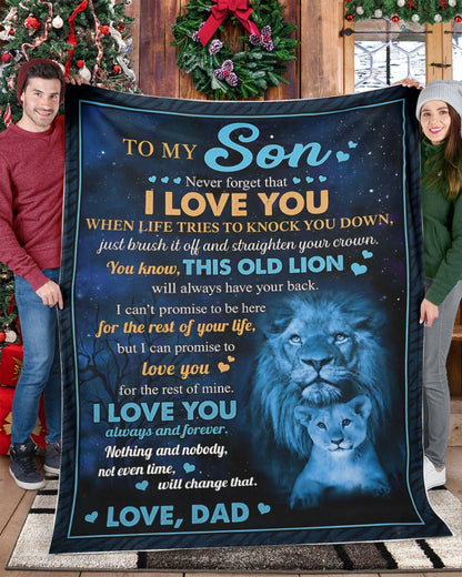 Special Gift For Your Son Blanket - From Dad (SKU2606-215)