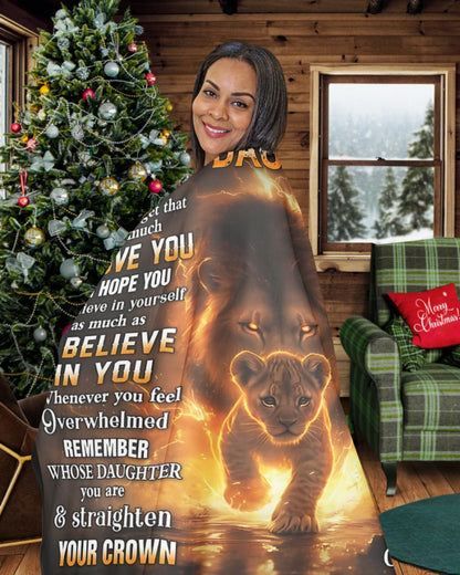 Special Gift For Your Daughter Blanket - From Dad (SKUB06-106)