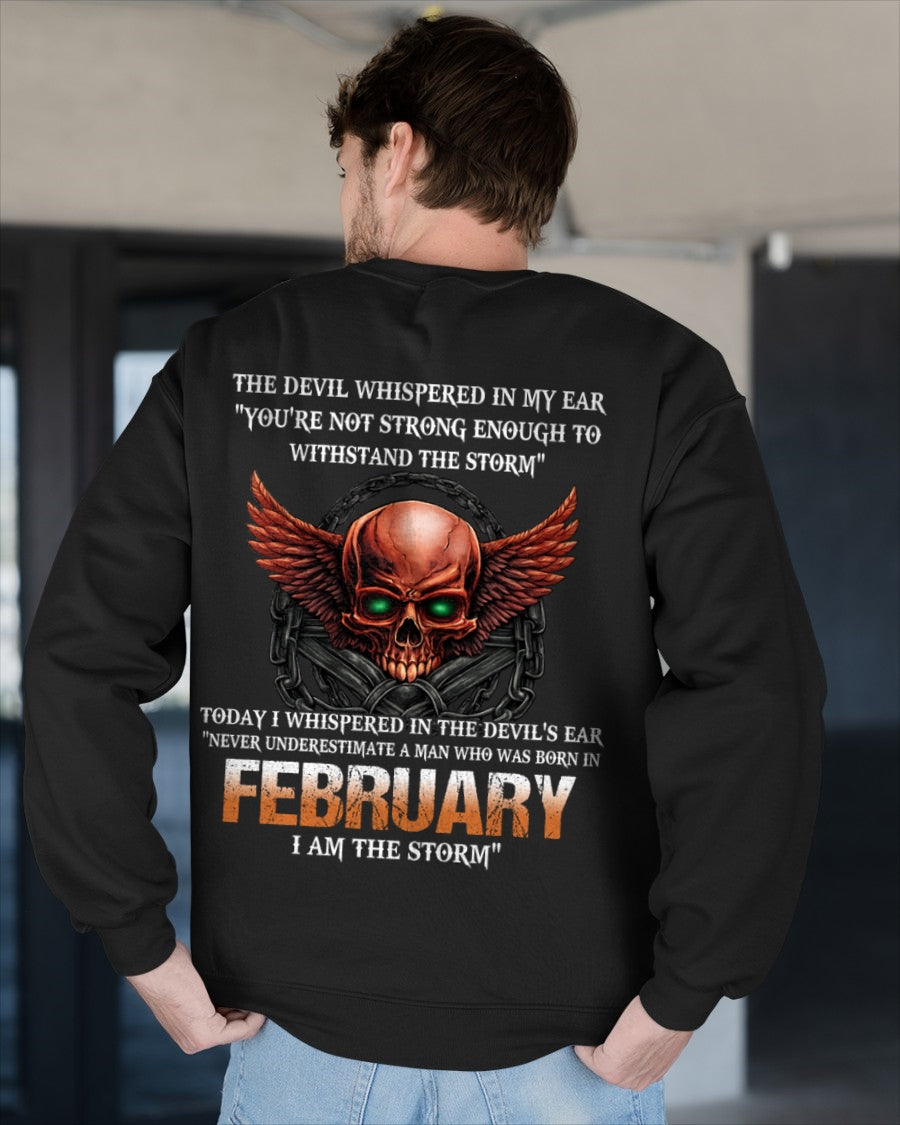 ccdi02 - Never Underestimate a Man Born in February – I Am the Storm - male (SKU2604-272-02)
