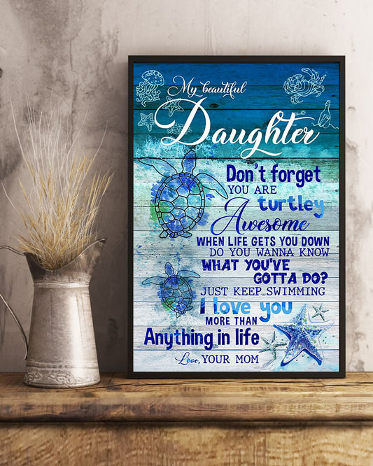 TO MY DAUGHTER FROM MOM CANVAS