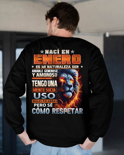 ENERO - MENTE SUCIA PERO SÉ RESPETAR - REGALO DE CUMPLEAÑOS PARA HOMBRES - CCDI01sp (SKU10-68-01)