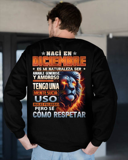 DICIEMBRE - MENTE SUCIA PERO SÉ RESPETAR - REGALO DE CUMPLEAÑOS PARA HOMBRES - CCDI12sp (SKU10-68-12)