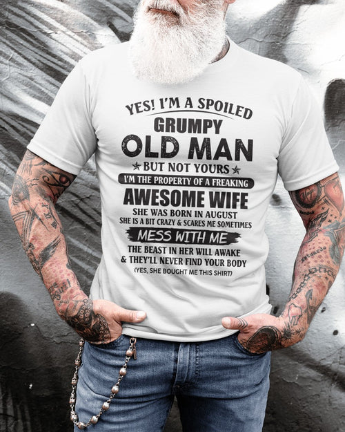 Awesome wife August - Perfect gift for your husband - ccdi08 (SKU96-68-08)