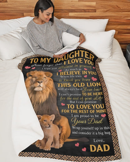 Special Gift For Your Daughter Blanket - From Dad (SKUB11-130)