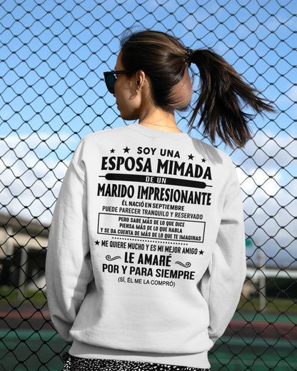 Septiembre - Marido impresionante nacido en septiembre - Regalo especial para tu esposa - T09 (SKU05-81-09)