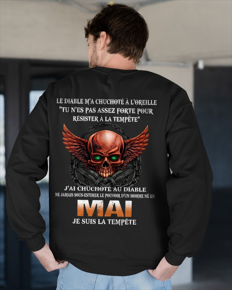 fr05 - Ne Jamais Sous-Estimer le Pouvoir d’un Homme Né en Mai – T-Shirt Homme - male / CCDI05 (SKU2605-92-05)