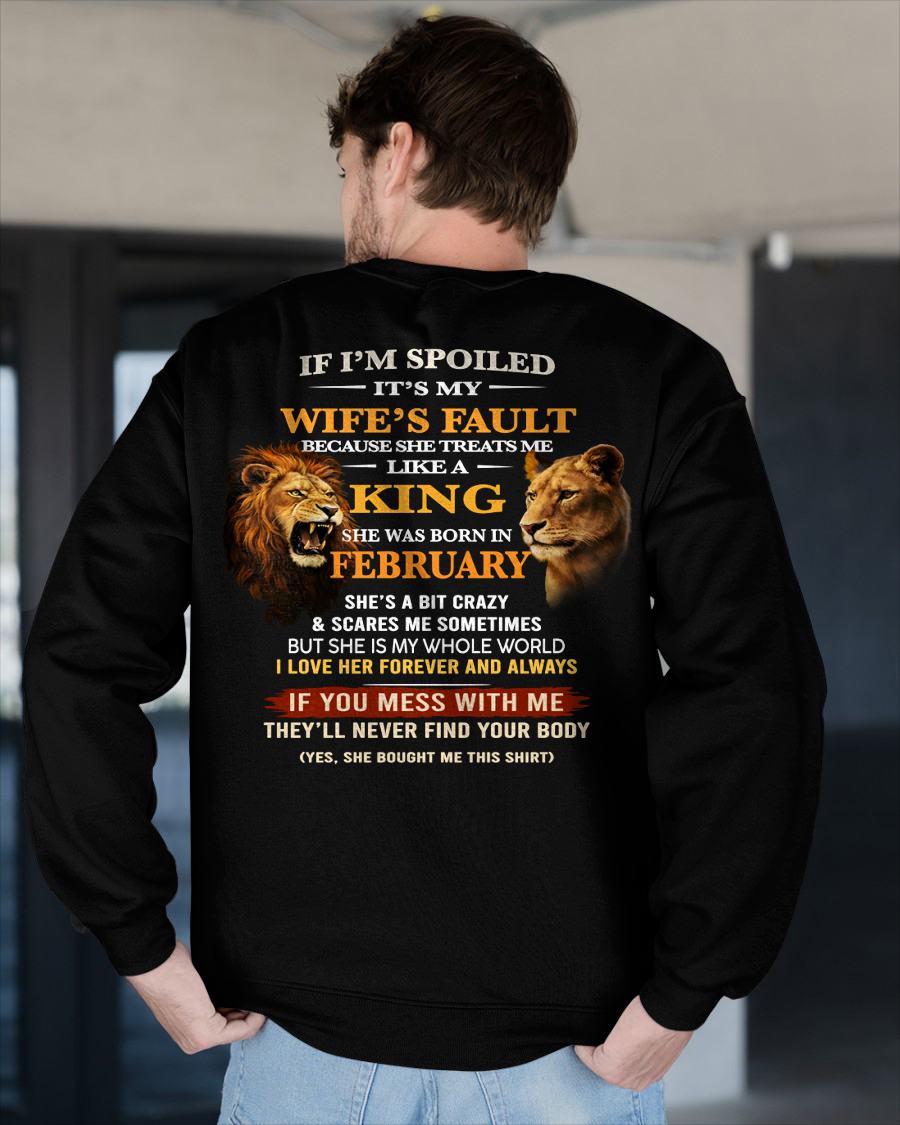 FEBRUARY - SPOILED HUSBAND - GIFT FROM WIFE - CCDI02 (SKU26T-01-60-02)