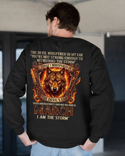 ccdi03 - Never Underestimate a Man Born in March – I Am the Storm - male (SKU2604-229-03)