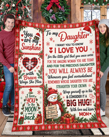 Special Gift For Your Daughter Blanket - From Mom (SKU2609-374)