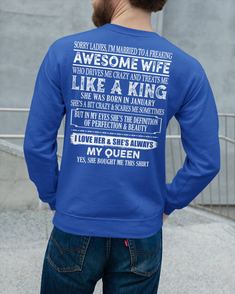 SORRY LADIES, I'M MARRIED WITH HER - SHE WAS BORN IN JANUARY - Vivian01