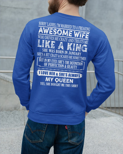 SORRY LADIES, I'M MARRIED WITH HER - SHE WAS BORN IN JANUARY - Vivian01