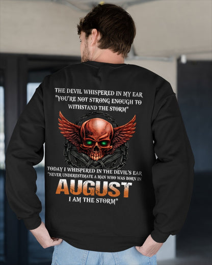 ccdi08 - Never Underestimate a Man Born in August – I Am the Storm - male (SKU2604-272-08)
