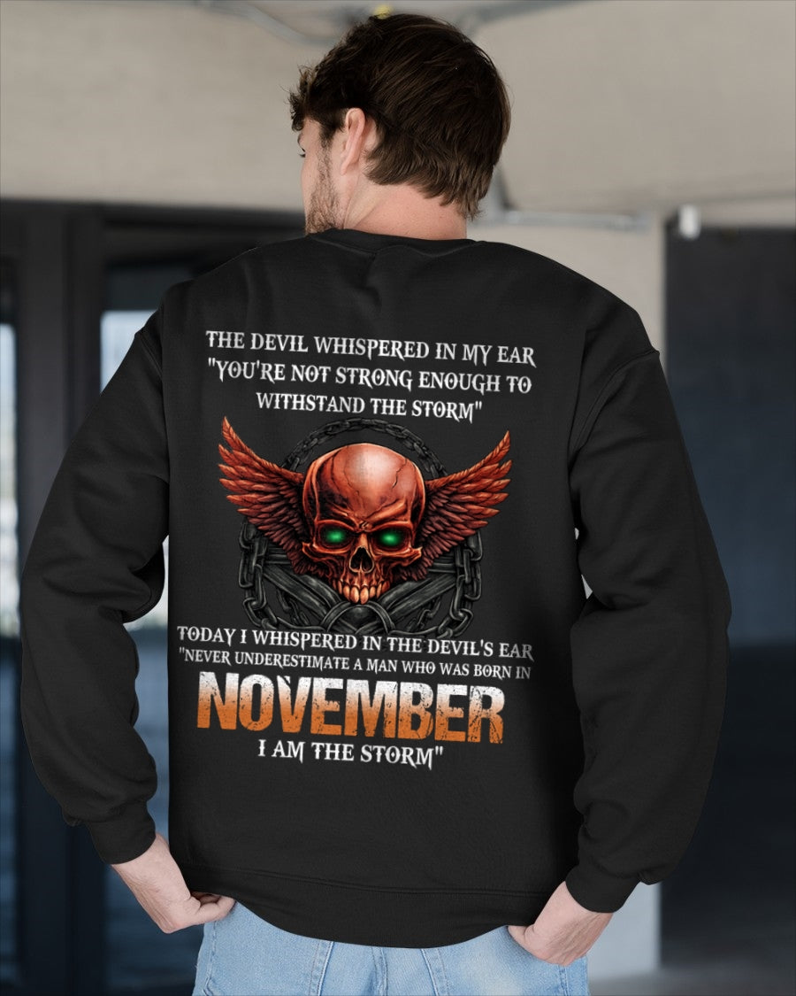 ccdi11 - Never Underestimate a Man Born in November – I Am the Storm - male (SKU2604-272-11)