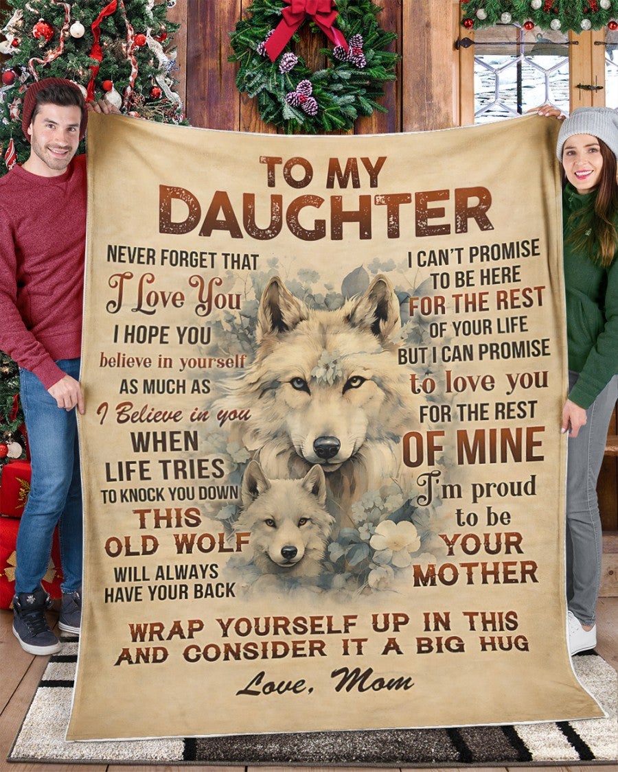 Special Gift For Your Daughter Blanket - From Mom (SKU2604-71)