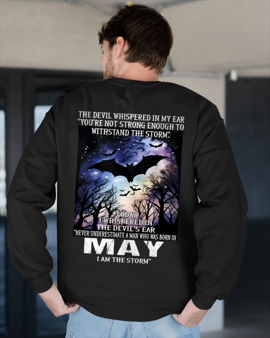 Never Underestimate a Man Born in May – I Am the Storm - ccdi05 male (SKU10-52-05)