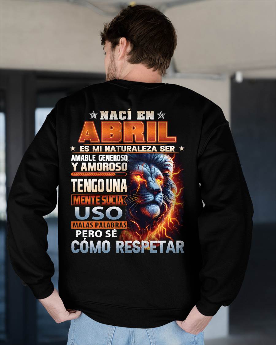 ABRIL - MENTE SUCIA PERO SÉ RESPETAR - REGALO DE CUMPLEAÑOS PARA HOMBRES - CCDI04sp (SKU10-68-04)