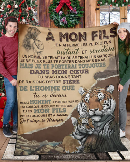 Cadeau Spécial Pour Ton Fils Couverture - De Maman (SKU-CHAU-B06)