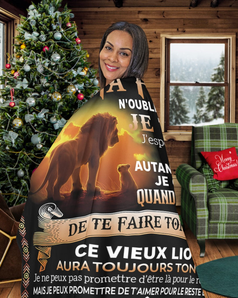 Cadeau Spécial Pour Ton Fils Couverture - De Papa (SKU2610-522)