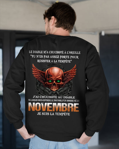fr11 - Ne Jamais Sous-Estimer le Pouvoir d’un Homme Né en Novembre – T-Shirt Homme - male / CCDI11 (SKU2605-92-11)