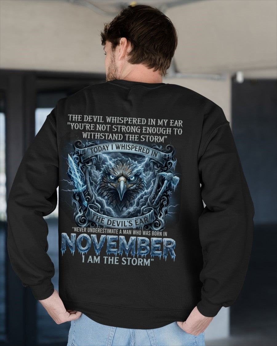 ccdi11 - Never Underestimate a Man Born in November – I Am the Storm - male (SKU2604-227-11)