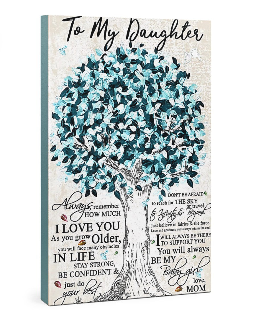 TO MY DAUGHTER FROM MOM CANVAS